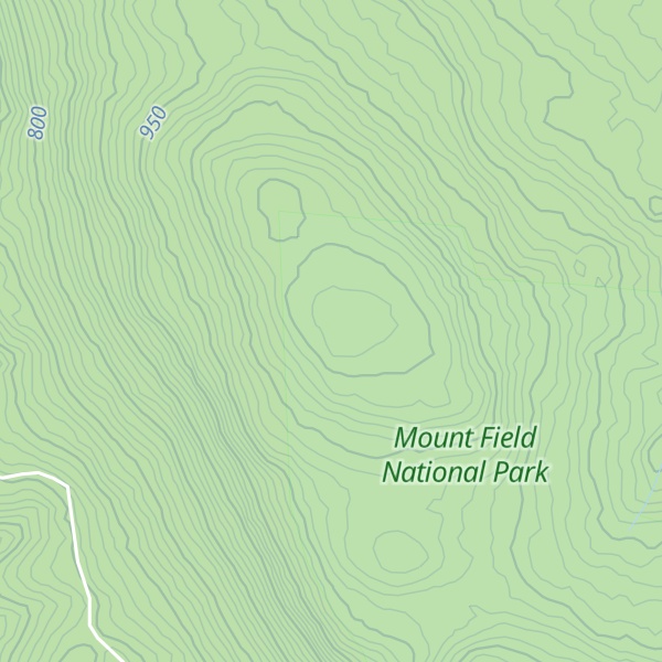 Map of Mount Dawson
