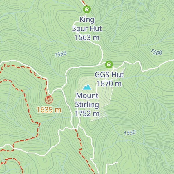 Map of Mount Stirling
