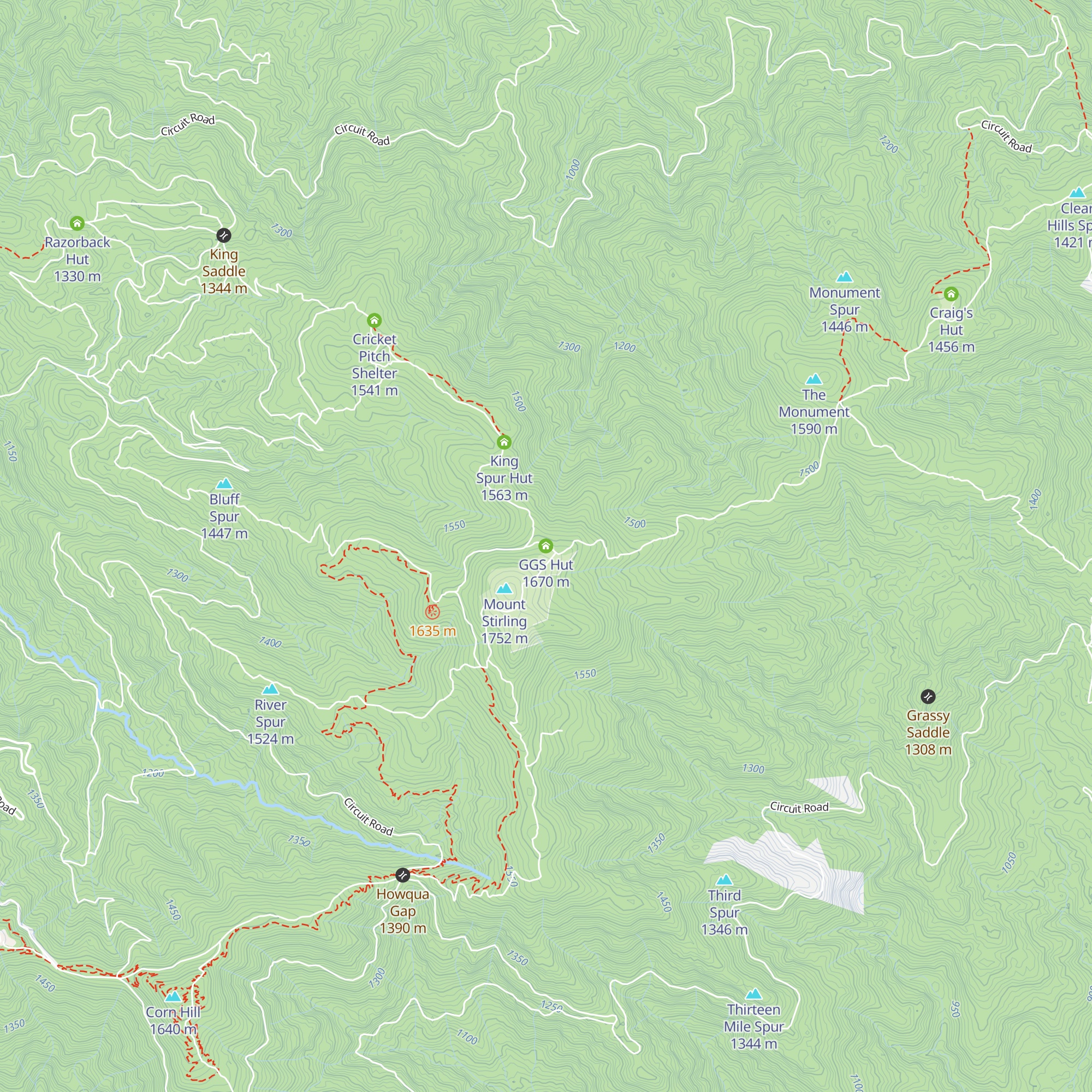 GGS Hut map