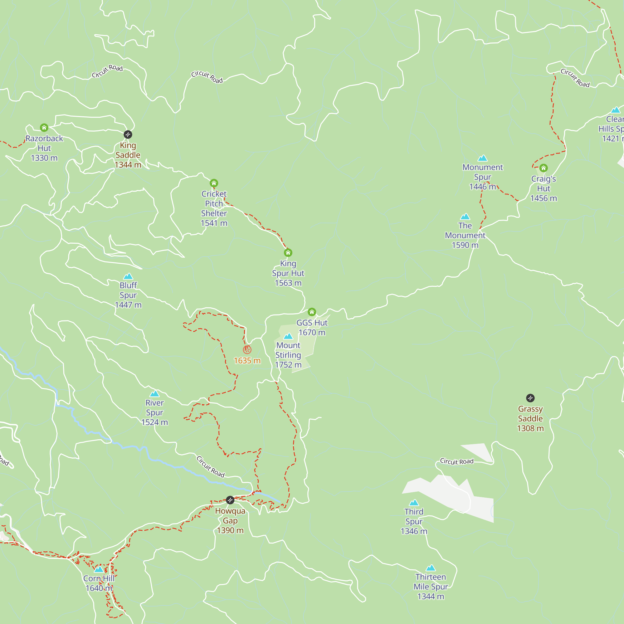 GGS Hut map