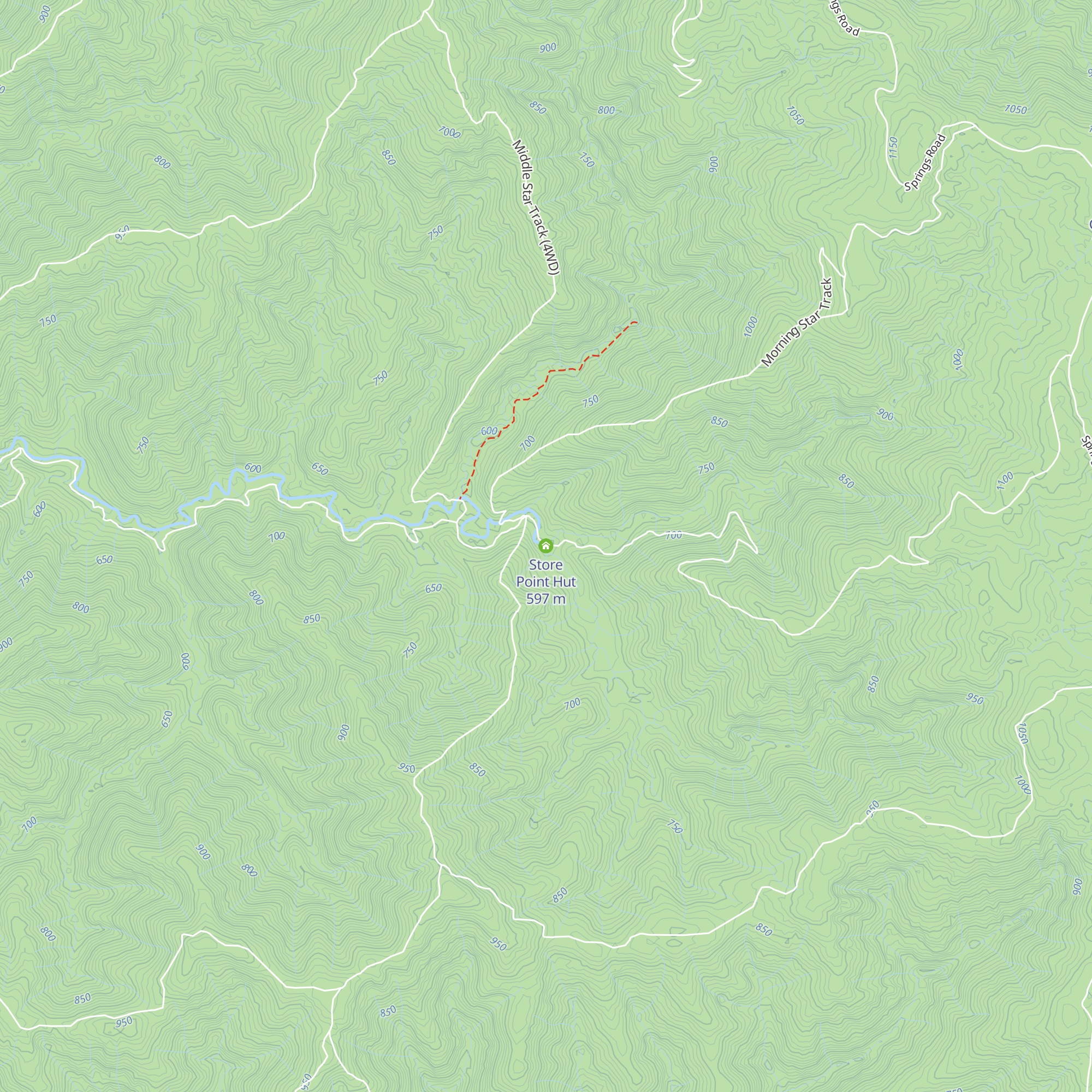 Store Point Hut map