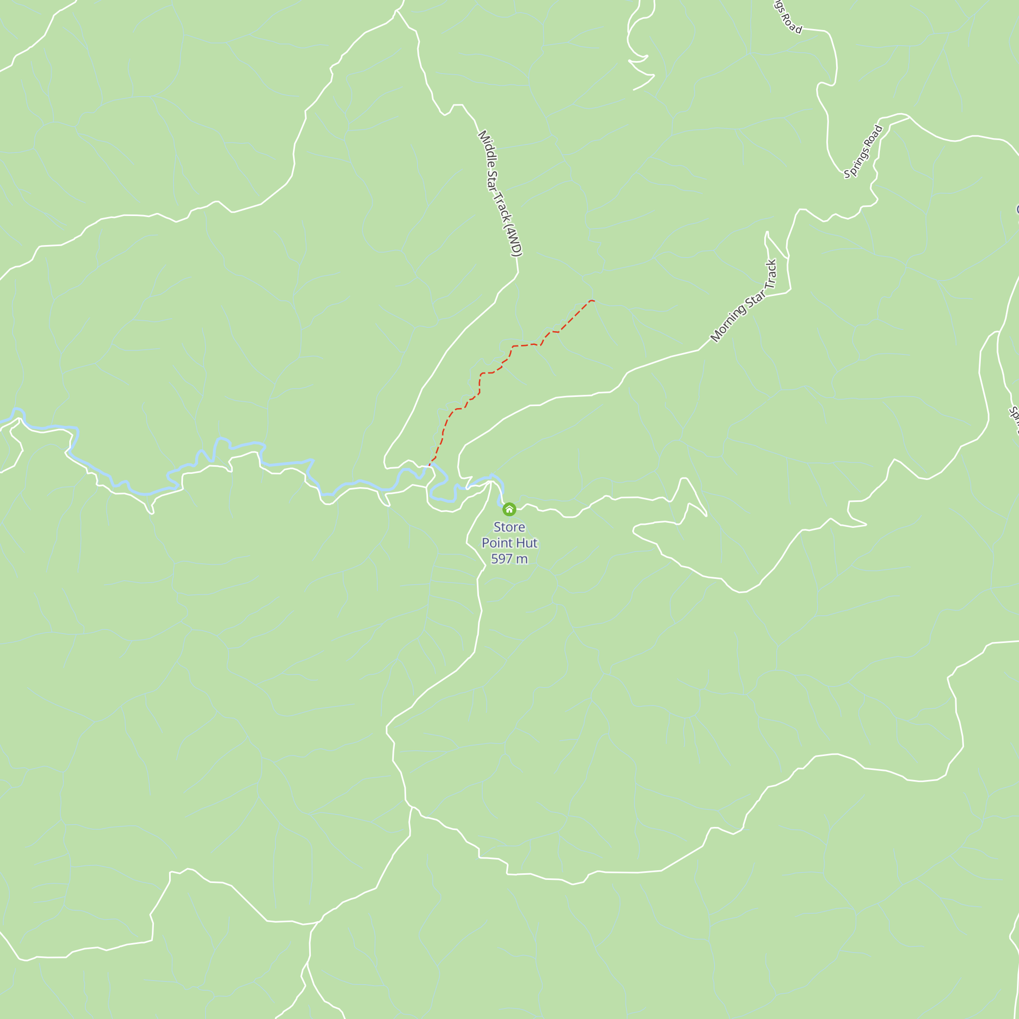 Store Point Hut map