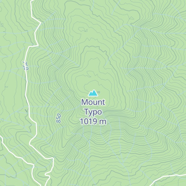 Map of Mount Typo
