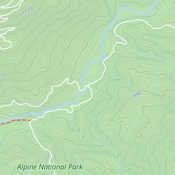 Map of Pikes Flat Hut