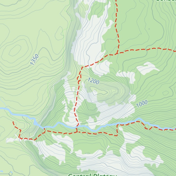 Map of Meander Crag