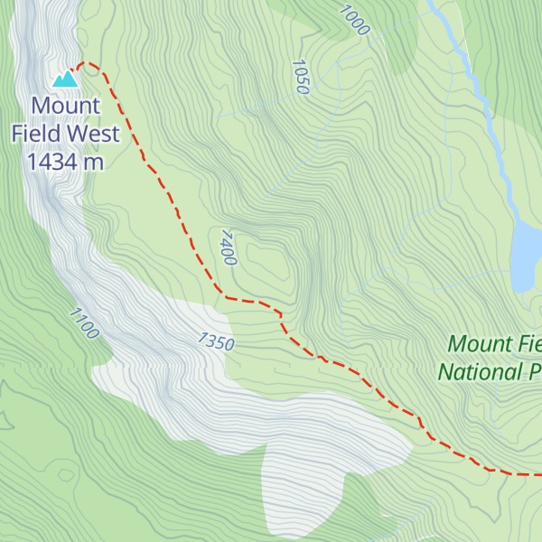 Map of Naturalist Peak