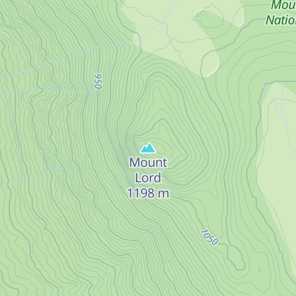 Map of Mount Lord