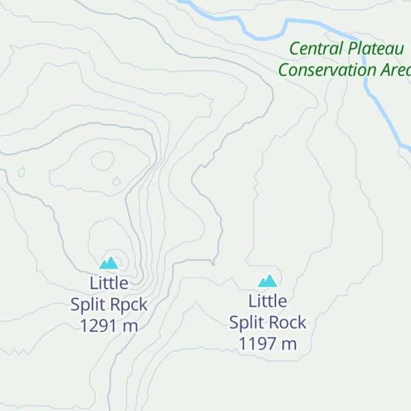 Map of Allisons Hut Number 1