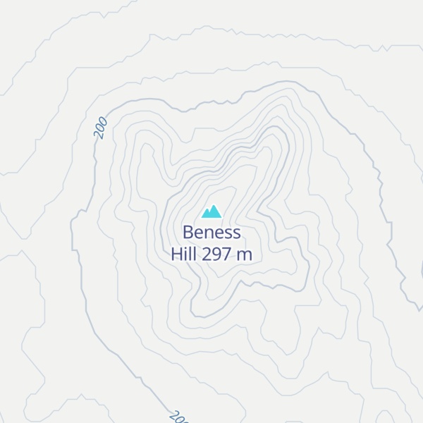 Map of Beness Hill