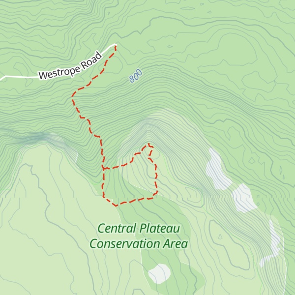 Map of Mother Cummings Peak