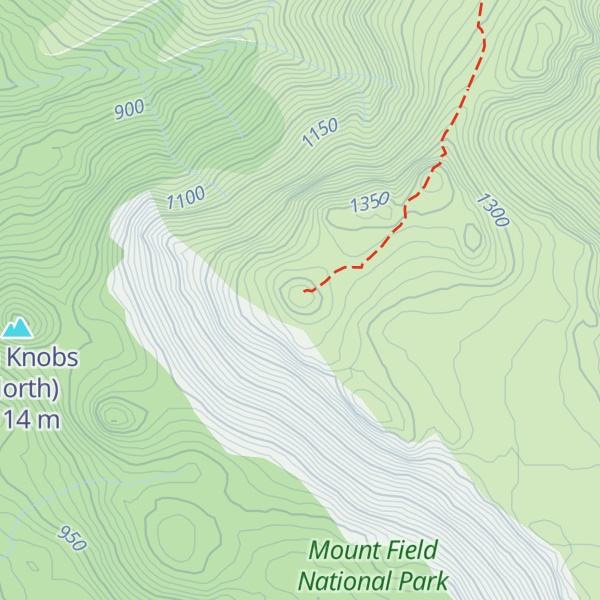 Map of Florentine Peak