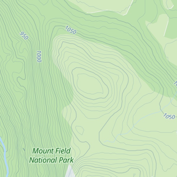 Map of Mount Lord (South)