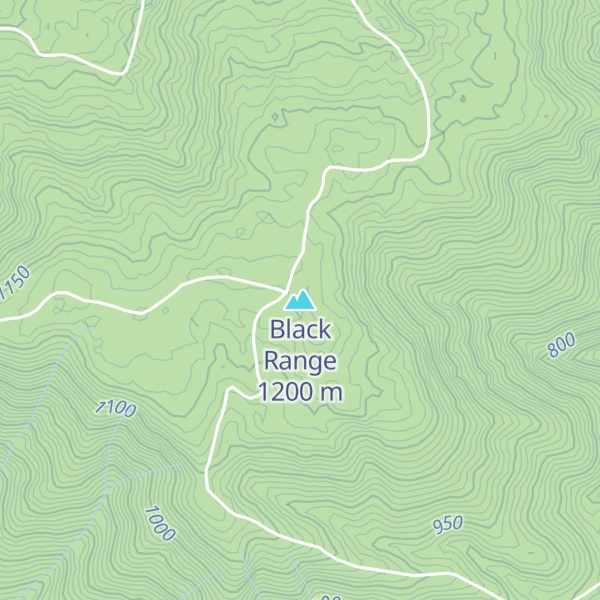 Map of Black Range