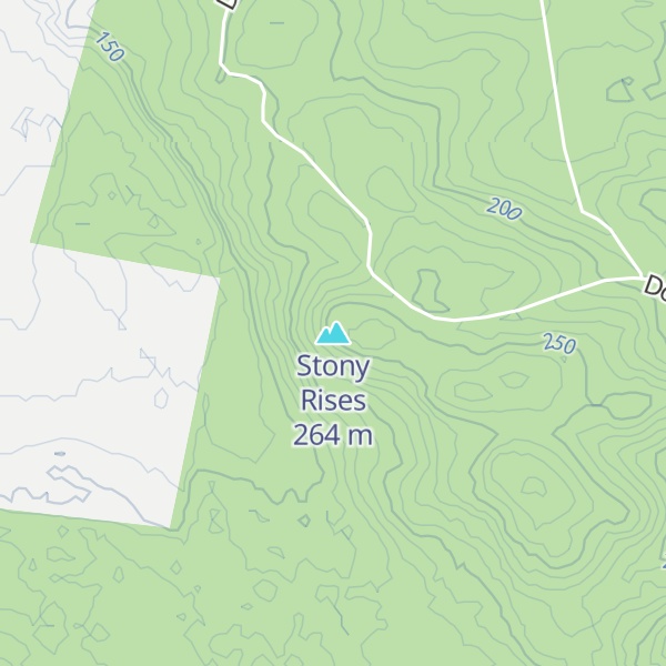 Map of Stony Rises