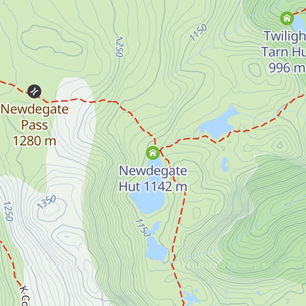 Map of Newdegate Hut
