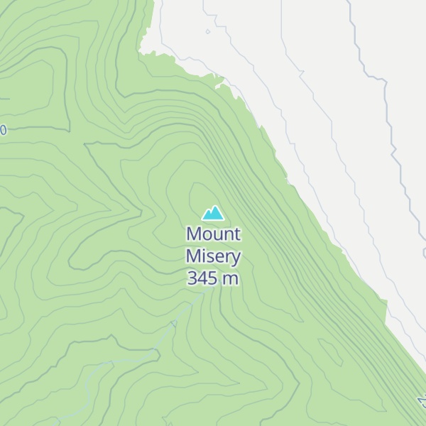 Map of Mount Misery