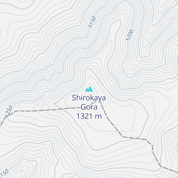 Map of Shirokaya Gora