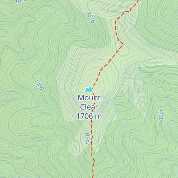 Map of Mount Clear