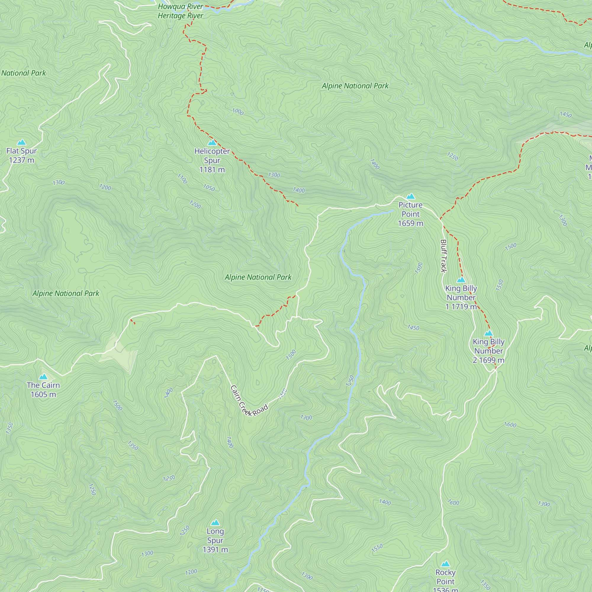 Lovicks Hut map