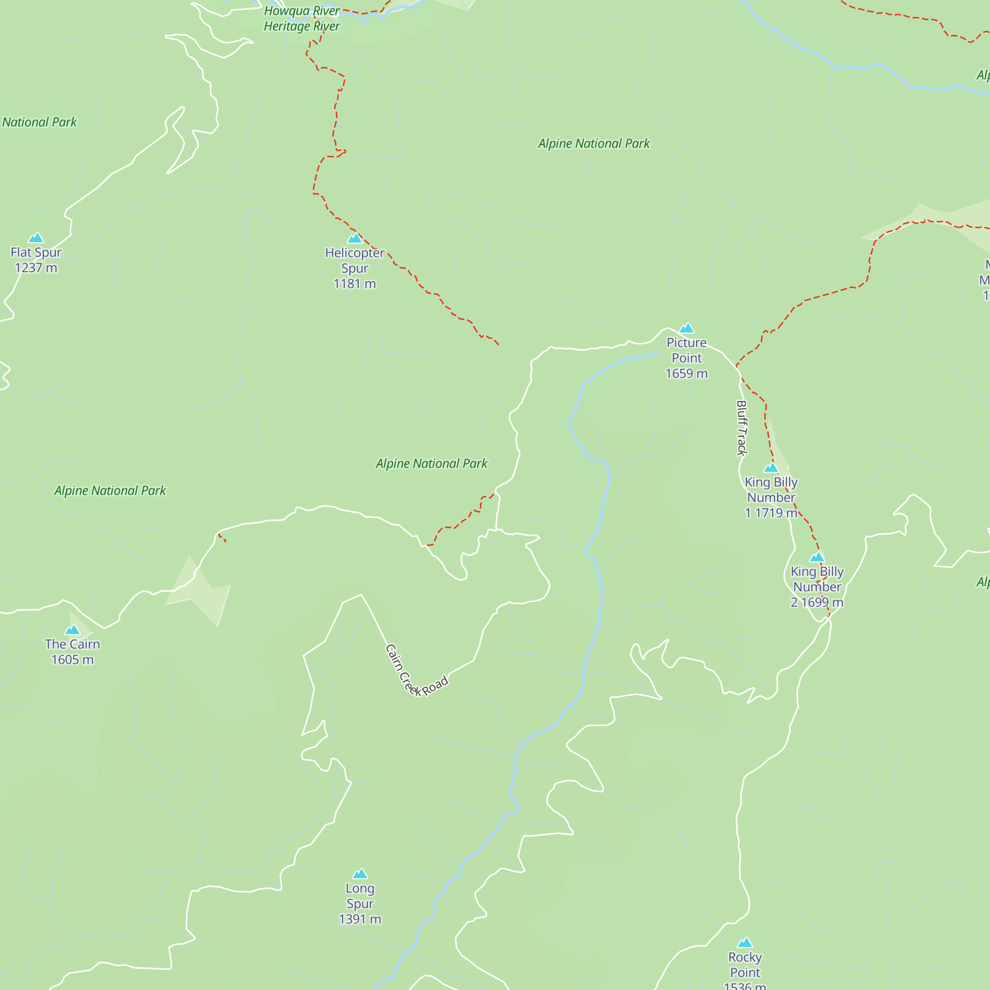 Lovicks Hut map