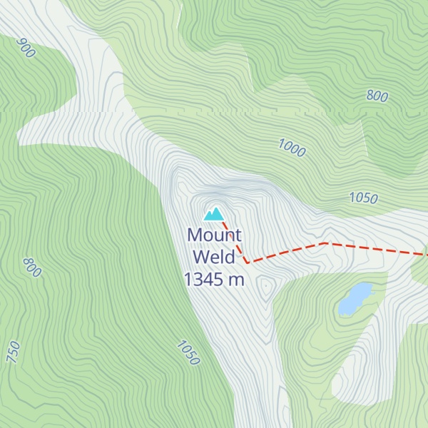 Map of Mount Weld