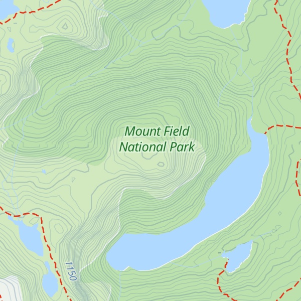 Map of Mount Bridges