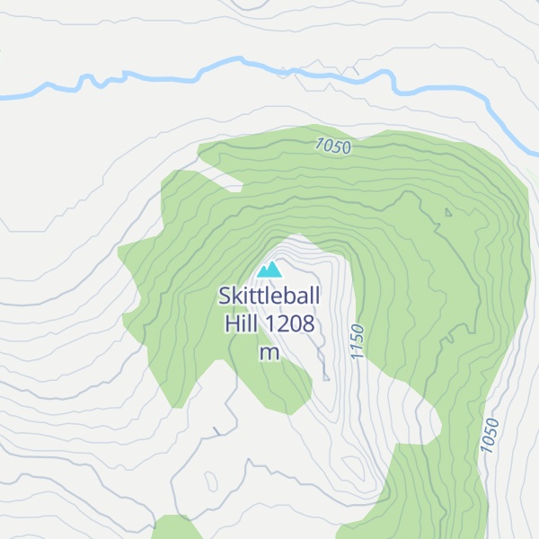 Map of Skittleball Hill