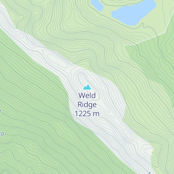Map of Weld Ridge