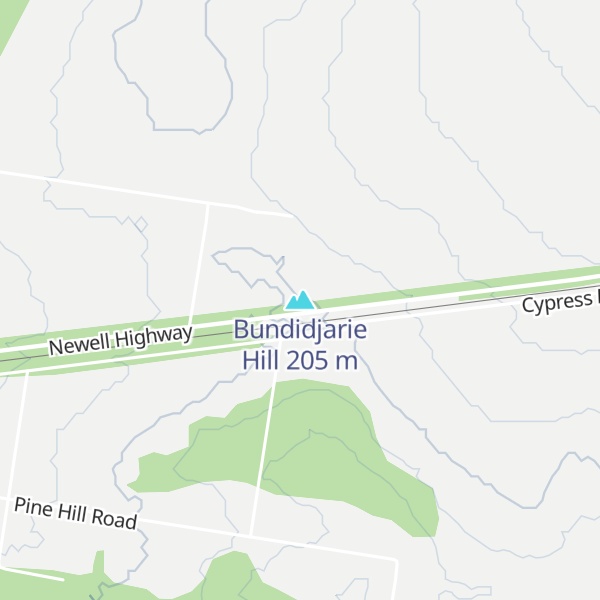 Map of Bundidjarie Hill