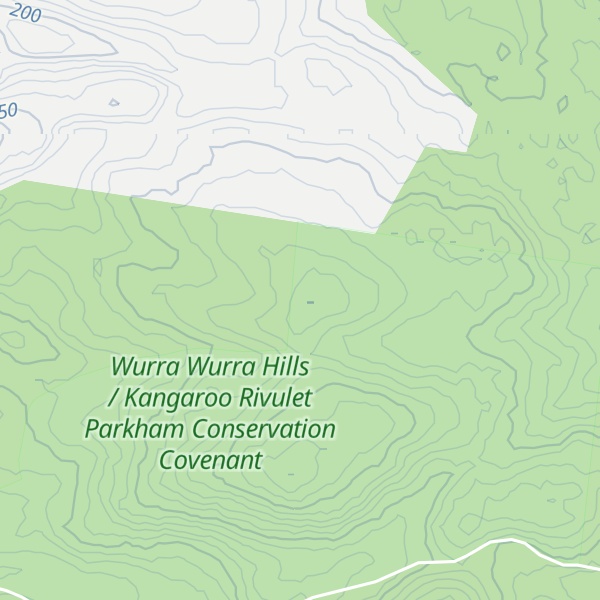 Map of Wurra Wurra Hills