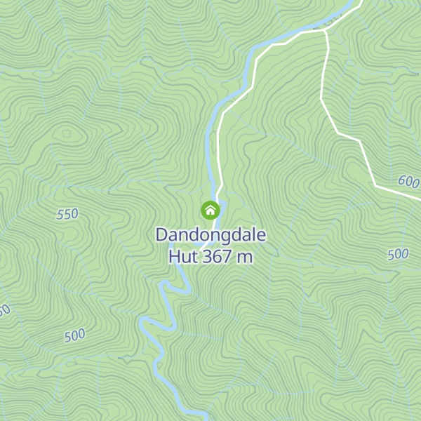 Map of Dandongdale Hut