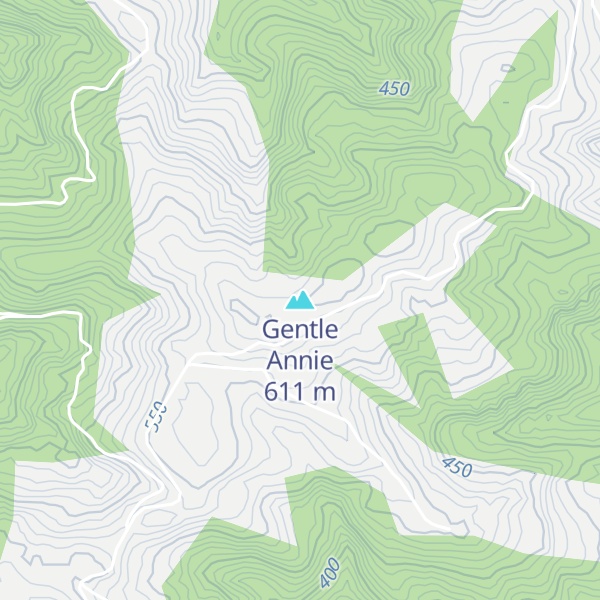 Map of Gentle Annie