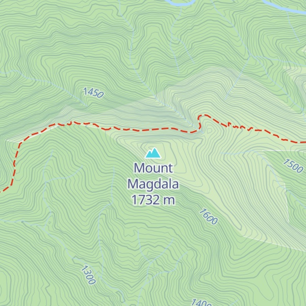 Map of Mount Magdala