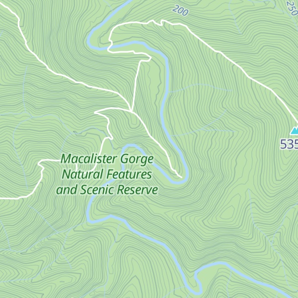 Map of Morning Glory Hut