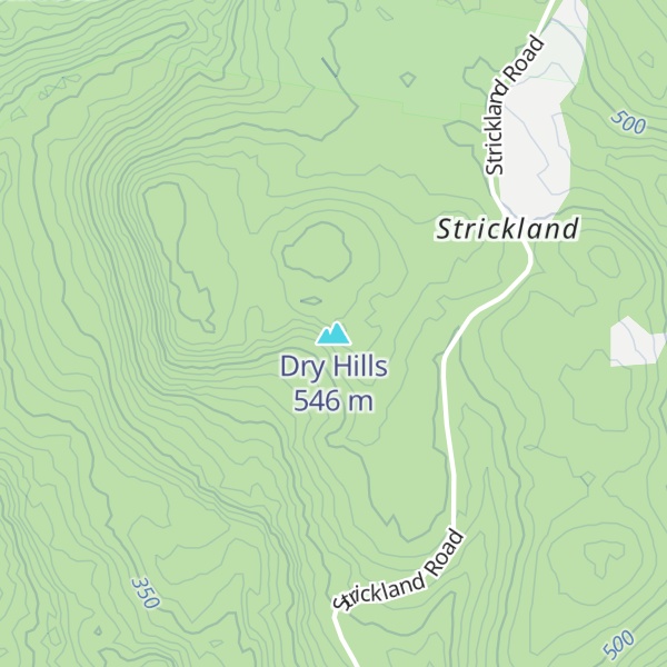 Map of Dry Hills