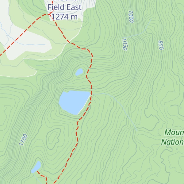 Map of Lake Nicholls Hut