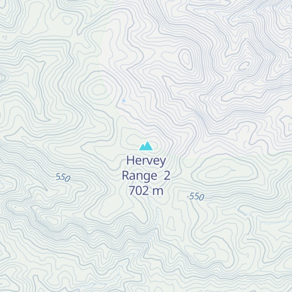 Map of Hervey Range  2