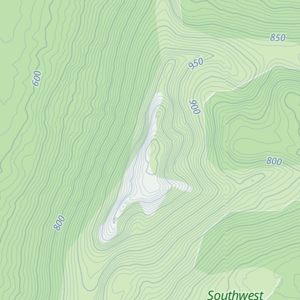 Map of Mount Victoria Cross