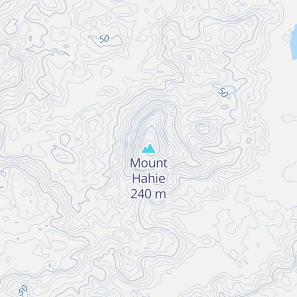 Map of Mount Hahie