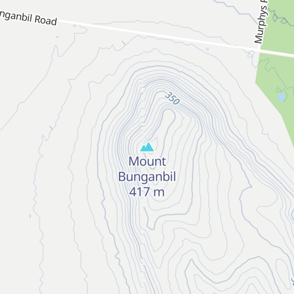 Map of Mount Bunganbil
