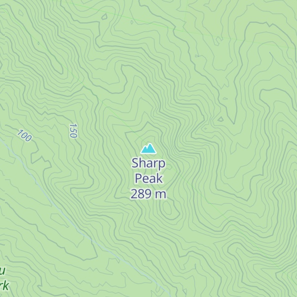 Map of Sharp Peak