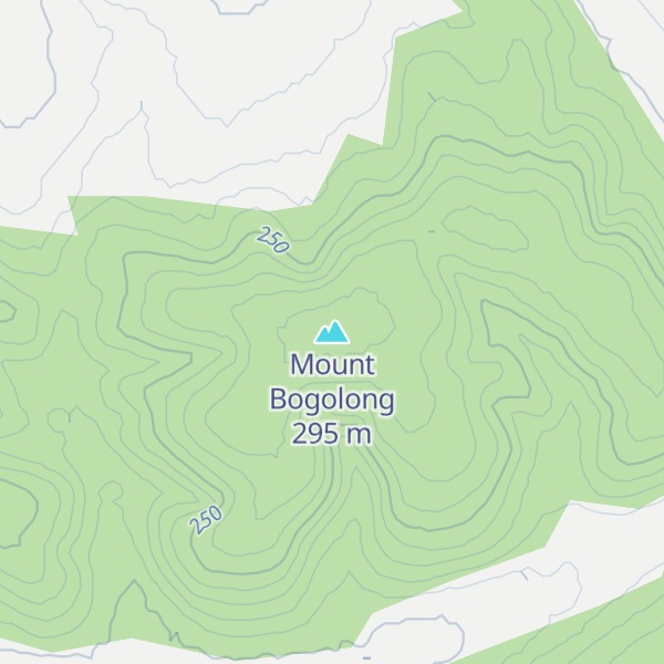 Map of Mount Bogolong