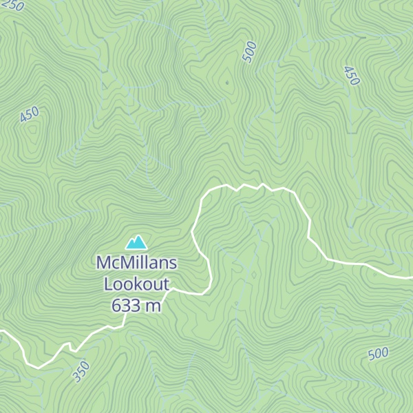 Map of Mcmillan Lookout
