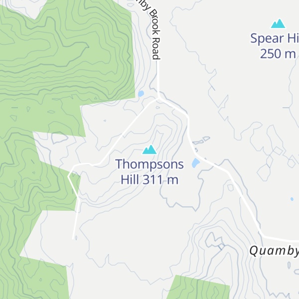 Map of Thompsons Hill