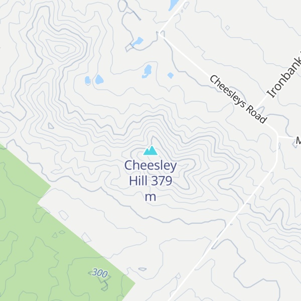 Map of Cheesley Hill