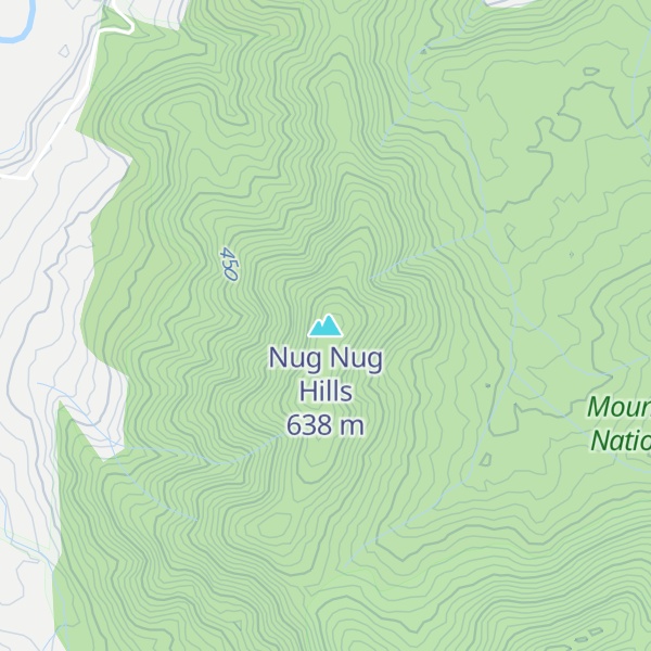 Map of Nug Nug Hills