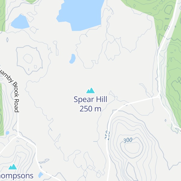 Map of Spear Hill
