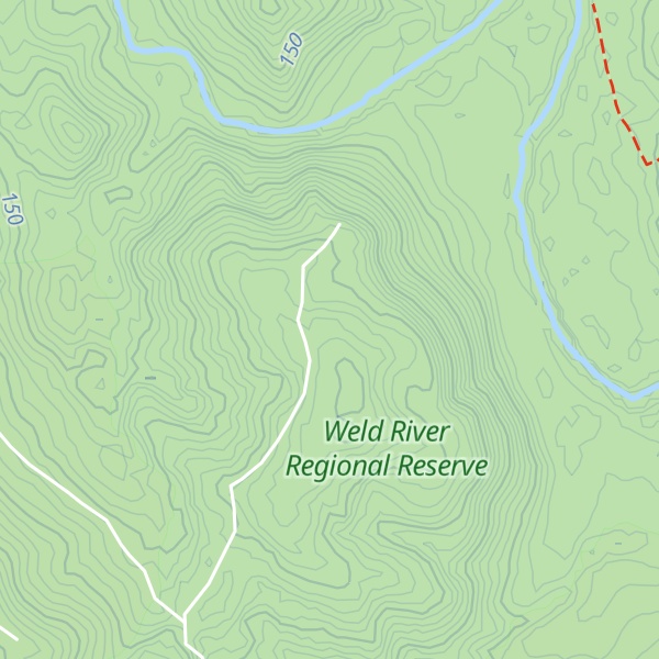 Map of Glovers Bluff