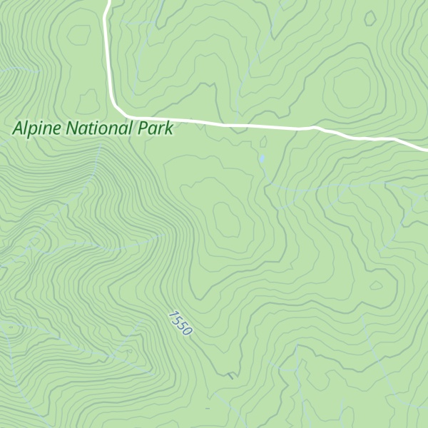 Map of Bryces Plain