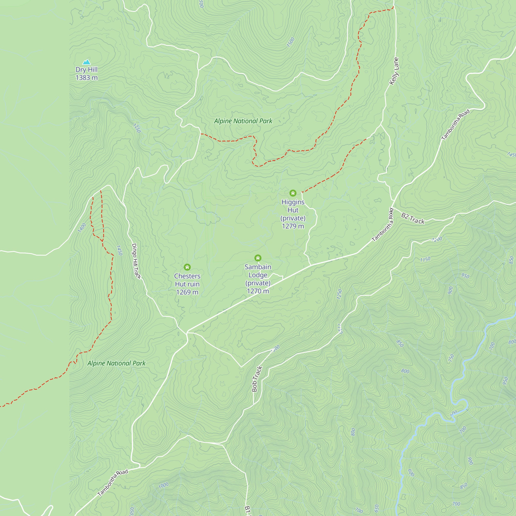 Sambain Lodge (private) map